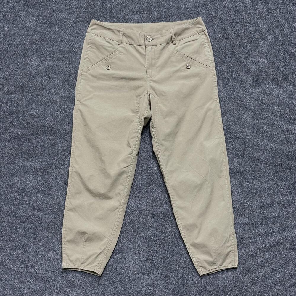 KUT from the Kloth Pants Womens 6 Khaki Capri Cropped Chino Pockets KB47701